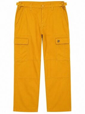 Undefeated Cargo Pants Mens 34x30 Yellow Utility Streetwear Skate Tactical